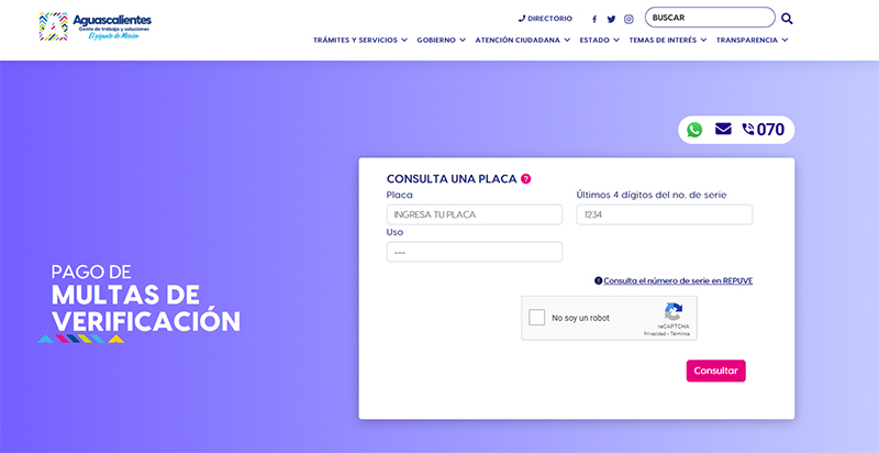 multa verificacion aguascalientes